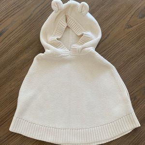 Baby Gap Hooded Sweater Poncho